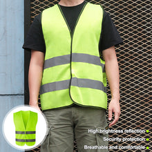 Load image into Gallery viewer, Outdoor Sports Night Safety High Visibility Reflective Vest Night Cycling Lightweight Adjustable For Vest Gear For Night Jogging Biking Runing