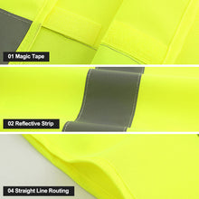 Load image into Gallery viewer, Outdoor Sports Night Safety High Visibility Reflective Vest Night Cycling Lightweight Adjustable For Vest Gear For Night Jogging Biking Runing