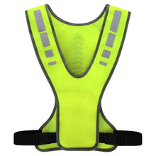 Load image into Gallery viewer, Cycling Reflective Vest Night Safety High Visibility Reflective Cycling Hiking Climbing Vest Adjustable Waist Outdoor Sports Vest