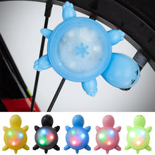 Load image into Gallery viewer, Bike LED Cute Turtle Warning Light Colorful Cycling MINI Light Waterproof MTB Road Night Tail Lamp Riding Safety Bicycle Accessories