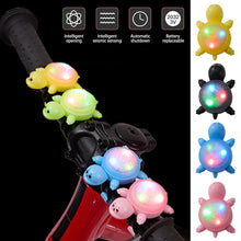 Load image into Gallery viewer, Bike LED Cute Turtle Warning Light Colorful Cycling MINI Light Waterproof MTB Road Night Tail Lamp Riding Safety Bicycle Accessories