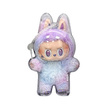 Load image into Gallery viewer, Protective Acrylic Storage Case For Plush Dolls Display Bag for Labubu V3 No Doll Transparent Portable Cable Organizer Box