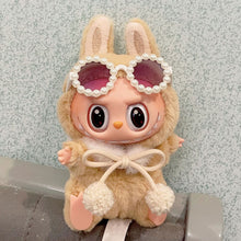 Load image into Gallery viewer, For Labubu Glasses 6.5cm Cute Plastic Glasses for 17cm Labubu Macaron Dolls Toy Glasses Accessories