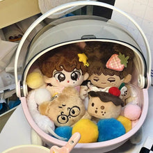 Load image into Gallery viewer, Doll Stroller Storage Box for 17cm Labubu 20cm Cotton Doll Sleep Cradle Cart Dolls Bed Furniture Accessories