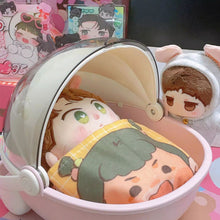 Load image into Gallery viewer, Doll Stroller Storage Box for 17cm Labubu 20cm Cotton Doll Sleep Cradle Cart Dolls Bed Furniture Accessories