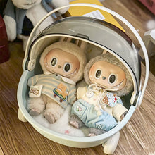 Load image into Gallery viewer, Doll Stroller Storage Box for 17cm Labubu 20cm Cotton Doll Sleep Cradle Cart Dolls Bed Furniture Accessories