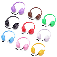 Load image into Gallery viewer, Miniature Headset for 17cm Labubu Wakuku Dolls Cute DIY Doll Clothes Fashion Accessories Lovely Outfit Gifts for Girls Friends