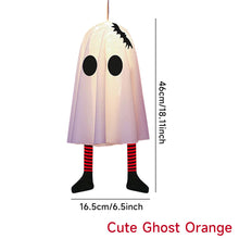 Load image into Gallery viewer, Halloween LED Flashing Light Hanging Ghost Halloween Party Dress Up Glowing Wizard Hat Lamp Horror Props Home Decoration