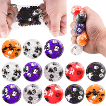 Load image into Gallery viewer, 1PC Halloween Squeeze Pumpkin Ghost Pressure Ball Stress Relief Sensory Toy Trick or Treat Gift Sensory Halloween Party Favors