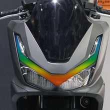 Load image into Gallery viewer, Pair Motorcycle Headlight Vinyl Wrap Protective Film with Decorative Stripe Headlight Tint Protection Layer for 2025 Honda PCX160