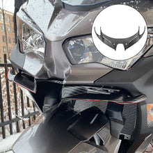 Load image into Gallery viewer, Motorcycle Aerodynamic Wing Shark Fin Air Intake Wing Front Chin Spoiler & Wind Splitter Carbon Fiber for Yamaha R15 V4