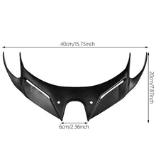 Load image into Gallery viewer, Motorcycle Aerodynamic Wing Shark Fin Air Intake Wing Front Chin Spoiler & Wind Splitter Carbon Fiber for Yamaha R15 V4
