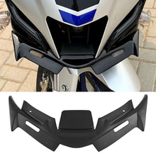 Load image into Gallery viewer, Motorcycle Aerodynamic Front Wing Beak Style Wind Deflector with Shark Fin Front Air Intake Spoiler for Yamaha R15 V4 2021-2025
