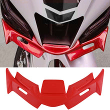 Load image into Gallery viewer, Motorcycle Aerodynamic Front Wing Beak Style Wind Deflector with Shark Fin Front Air Intake Spoiler for Yamaha R15 V4 2021-2025