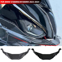 Load image into Gallery viewer, Motorcycle Front Chin Spoiler Beak Wind Deflector Lower Fairing Lip Extension Carbon Fiber for BMW S1000RR/M1000RR 2023-2024