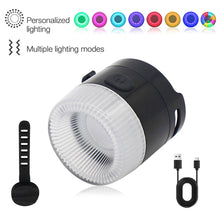 Load image into Gallery viewer, Bicycle Brake Taillights Long-Lasting Waterproof Multicolor Night Riding Warning Lights Cycling Equipment