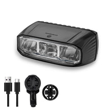 Load image into Gallery viewer, High-Brightness Bicycle Headlight With Remote Control High And Low Beam Integrated Aluminum Alloy Night Riding Safety Warning Light