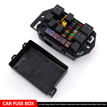Load image into Gallery viewer, 16-Way Car Fuse Box with 7 Relays for New Energy Vehicle Circuit Protection Automotive Power Distribution Block Relay Control Center 12v-24V