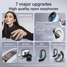 Load image into Gallery viewer, 5.4 Smart Bluetooth Headphones With AI Simultaneous Interpretation Long Battery Life Open-Ear Sports Headphones -Yj55