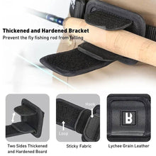 Load image into Gallery viewer, 1PC Flying Fishing Rod Stand Belt And Molle Straps Installation Thickened Reinforced Fishing Rod Anti-Drop Fastener Hook And Loop Strap Fixed