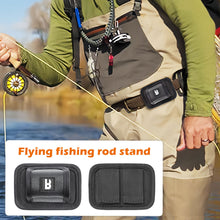 Load image into Gallery viewer, 1PC Flying Fishing Rod Stand Belt And Molle Straps Installation Thickened Reinforced Fishing Rod Anti-Drop Fastener Hook And Loop Strap Fixed