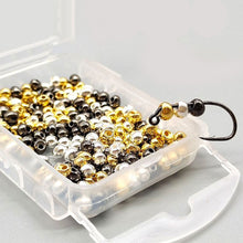 Load image into Gallery viewer, 10PCS JIGOFF Fly Fishing Hooks Binding Material Teardrop Tungsten Bead Head Nymph Sinking Fly Hook Fishing Tackle Accessories