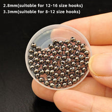 Load image into Gallery viewer, 10PCS JIGOFF Fly Fishing Hooks Binding Material Teardrop Tungsten Bead Head Nymph Sinking Fly Hook Fishing Tackle Accessories