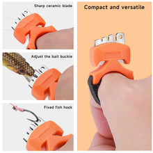 Load image into Gallery viewer, 1PC Multi-Function Stainless Steel Ring Cutter Ceramic Blade For PE Nylon Line Split Ring Opener Fishing Gear Supplies