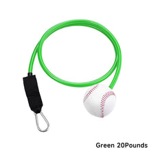 Load image into Gallery viewer, 10-30LBS Baseball Trainer with Latex Resistance Cord Pitching and Hitting Rebound Practice Tool Posture Correction Resistance Band