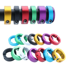 Load image into Gallery viewer, 1PC 8/12MM Bicycle Grip Lock Ring Handlebar End Fixing Collar Aluminum Alloy Handlebar Decorative Accessories