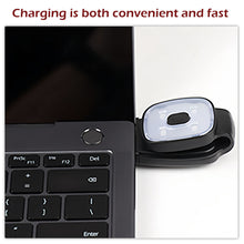 Load image into Gallery viewer, 1PC Multi-Functional Clip Lamp USB Charging Outdoor Portable Emergency Warning LED Headlamp For Running Camping And Cycling