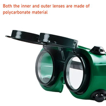 Load image into Gallery viewer, Professional Welding Flip Up Safety Goggles Head Worn Anti Glare And Splash Proof Welding Goggles Labor Protection Safety Equipment