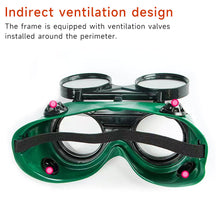 Load image into Gallery viewer, Professional Welding Flip Up Safety Goggles Head Worn Anti Glare And Splash Proof Welding Goggles Labor Protection Safety Equipment