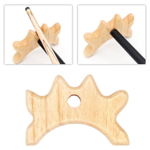 Load image into Gallery viewer, 1PC Wooden Crown Billiard Cue Stand Cue Rest Mechanical Bridge Display Storage Rack Billiard Accessories