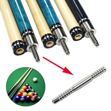 Load image into Gallery viewer, 1PC Billiard Cue Joint Screw Multi-Spec Stainless Steel Cue Connector Detachable Split Pool Cue Hardware Accessory