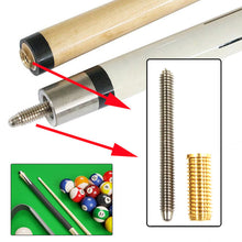 Load image into Gallery viewer, 1PC Billiard Cue Joint Screw Multi-Spec Stainless Steel Cue Connector Detachable Split Pool Cue Hardware Accessory