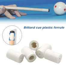 Load image into Gallery viewer, 1PC 14MM Billiard Cue Plastic Ferrule Anti-Explosion Cap for Big Head Cue Pool Cue Repair Parts