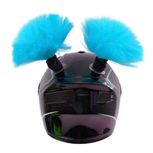 Load image into Gallery viewer, 2pcs Helmet Decoration Braids Motrocycle Helmet Accessories Plush Braids Pigtail Decoration for Motorcycle Bicycle Hair Patches Wig