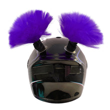 Load image into Gallery viewer, 2pcs Helmet Decoration Braids Motrocycle Helmet Accessories Plush Braids Pigtail Decoration for Motorcycle Bicycle Hair Patches Wig