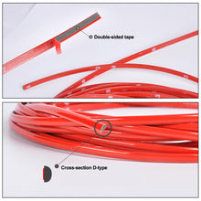 Load image into Gallery viewer, 3/5M Car Exterior Chrome Body Protective Strip Door Bumper Moulding Styling Trim Sticker Red 6/8/10MM 12MM 15MM 20MM 22MM