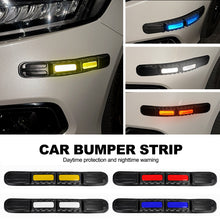 Load image into Gallery viewer, 2Pcs Car Bumper Reflective Protector Strip Body Door Anti-collision Safety Strip Protector Guard Bar Bumper Crash Lip Stickers Car Styling