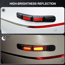 Load image into Gallery viewer, 2Pcs Car Bumper Reflective Protector Strip Body Door Anti-collision Safety Strip Protector Guard Bar Bumper Crash Lip Stickers Car Styling