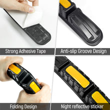Load image into Gallery viewer, 2Pcs Car Bumper Reflective Protector Strip Body Door Anti-collision Safety Strip Protector Guard Bar Bumper Crash Lip Stickers Car Styling