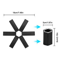 Load image into Gallery viewer, Foldable Insulation Pad Pot Mat Dish Placemat Coaster Folding Heat Insulation High Temperature Pots and Pans Kitchen Gadgets