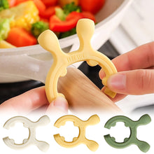 Load image into Gallery viewer, Silicone Deer Ear Pot Shovel Rack Home Kitchen Stove Anti Overflow Soup Spoon Kitchenware Placement Protective Shovel Rack Mobile Storage Rack