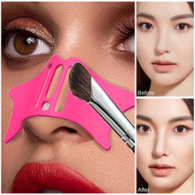Load image into Gallery viewer, Silicone Nose Shadow Tool Makeup Tool Silicone Eye Makeup Assistant Paint Eyeliner Eyelash Baffle Paint Nose Shadow Repair Highlight Assistant