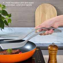Load image into Gallery viewer, 2-in-1 High Temperature Resistance Pancake Toasted Bread Fried Egg Clip Flipping Shovel Kitchen Tool Shovel Beef Steak Shove