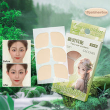 Load image into Gallery viewer, 18patches Elf Ear Support Stickers Invisible Ear Corrector Earlobe Support Patches Elf Ear Makeup V-Face Stickers Easy Use