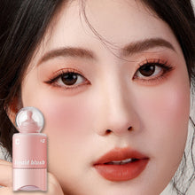 Load image into Gallery viewer, Aquatic Liquid Powder Blusher Natural Powder Blusher Vitality Pink Pressed Blush Liquid Water Light Expansion Color Cheek Tint Makeup Rouge