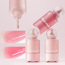 Load image into Gallery viewer, Aquatic Liquid Powder Blusher Natural Powder Blusher Vitality Pink Pressed Blush Liquid Water Light Expansion Color Cheek Tint Makeup Rouge
